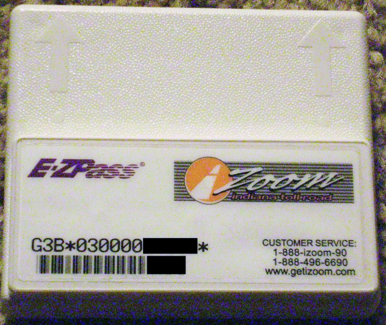 E-ZPass transponder 2009